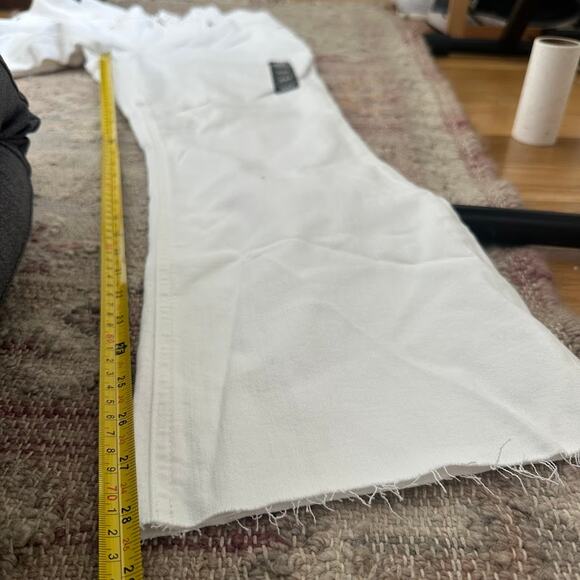 NWT J.Crew White Signature Stretch Mid-Rise Tall Flare Crop Jean Size 33T BP363 - Picture 12 of 14